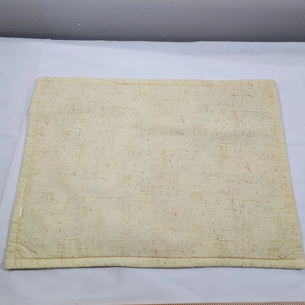 6 Cloth Quilted  Nautical Placemats Lighthouse Anchor Flag 12